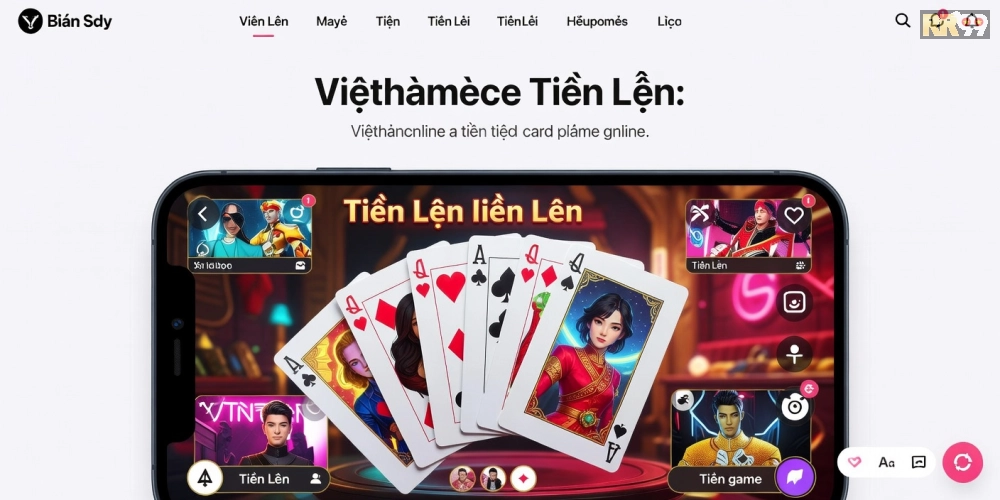 Khám phá giao diện game bài tiến lên 69vn hiện đại và hấp dẫn