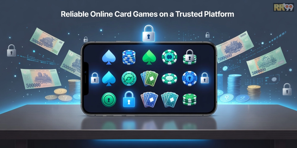 Minh họa khái niệm game bài uy tín trên nền tảng 69vn với giao diện hiện đại